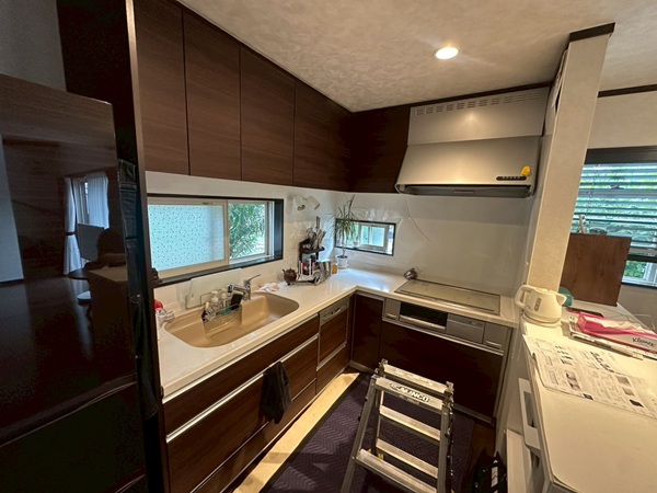 横浜市港南区-T様邸-キッチンタイル-施工前