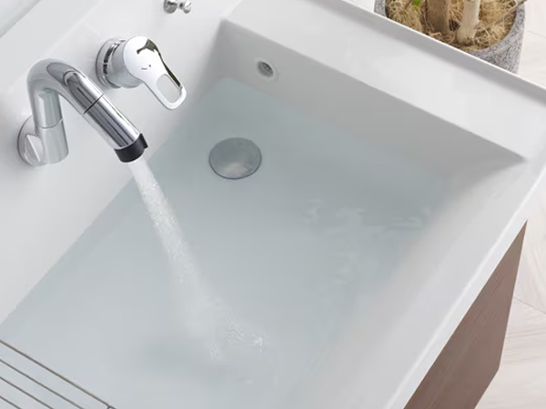 ペットと快適に暮らす住まい｜愛犬・愛猫にやさしいリフォームアイデア-洗面台