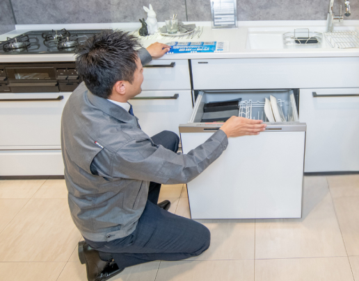 ビルトイン食洗機の交換